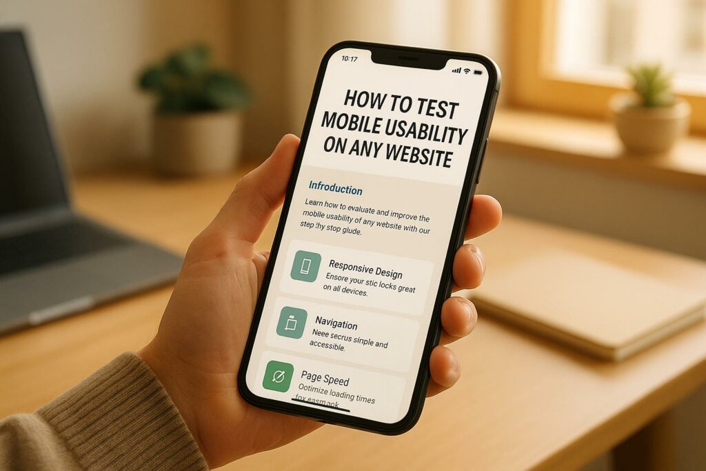 How To Test Mobile Usability on Any Website
