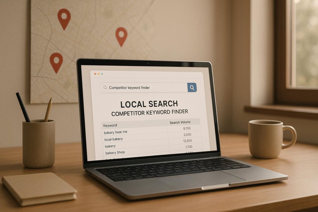 Local Search Competitor Keyword Finder